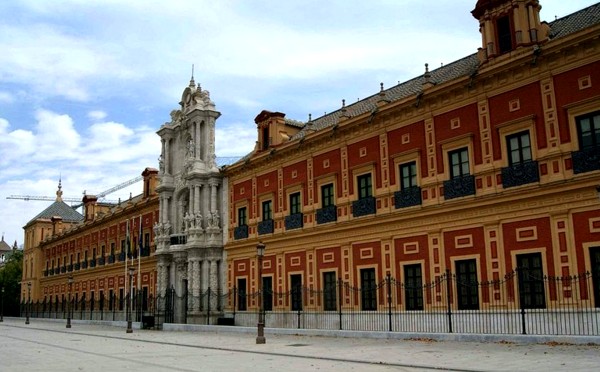 El Palacio de San Telmo, sede de la Presidencia de la Junta de Andalucía.