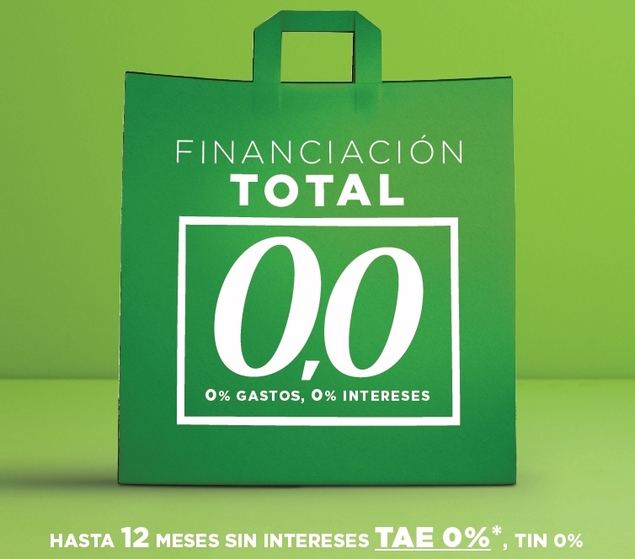 El Corte Inglés lanza “Financiación Total 0,0”